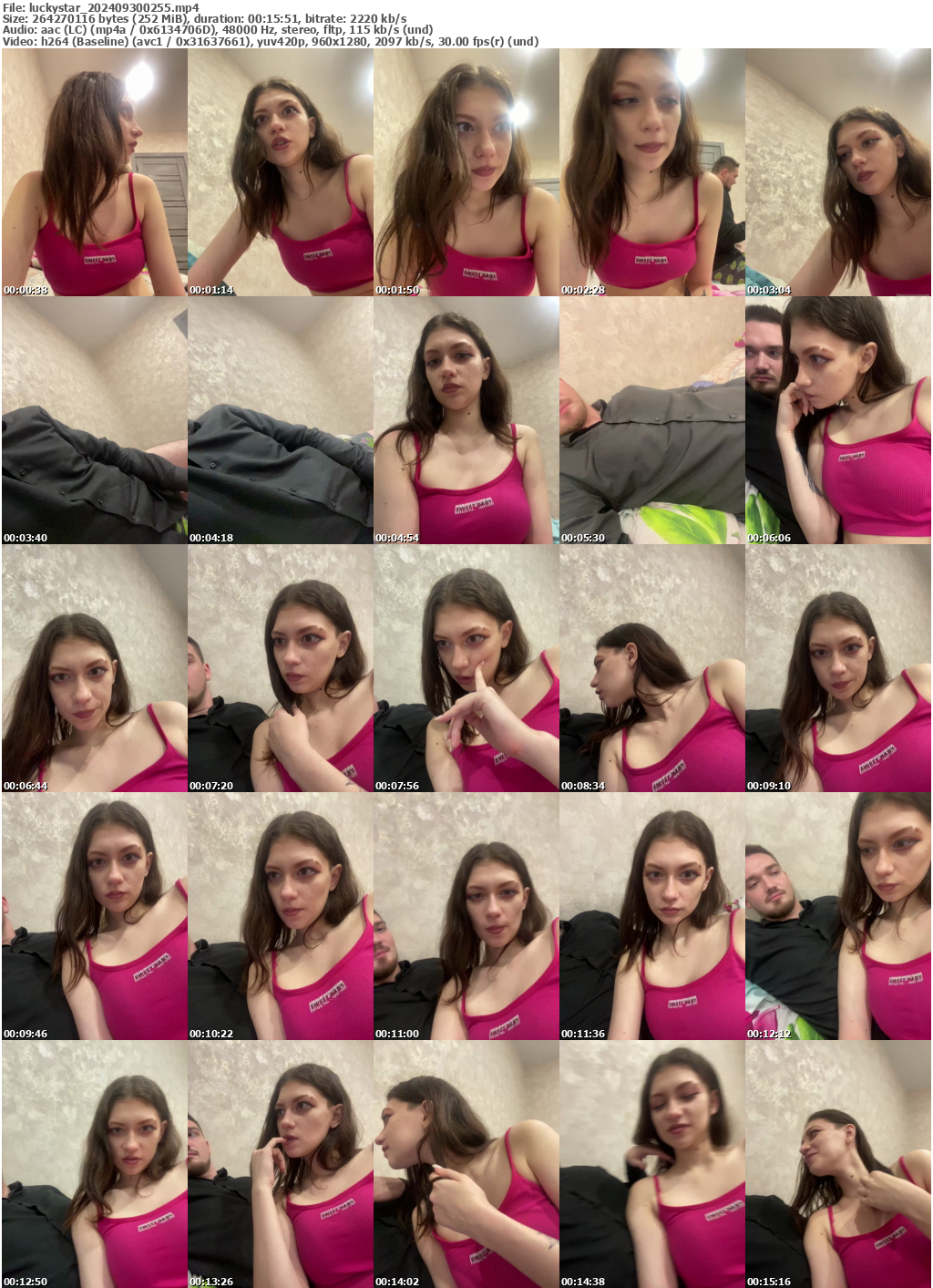 Preview thumb from luckystar on 2024-09-30 @ bongacams