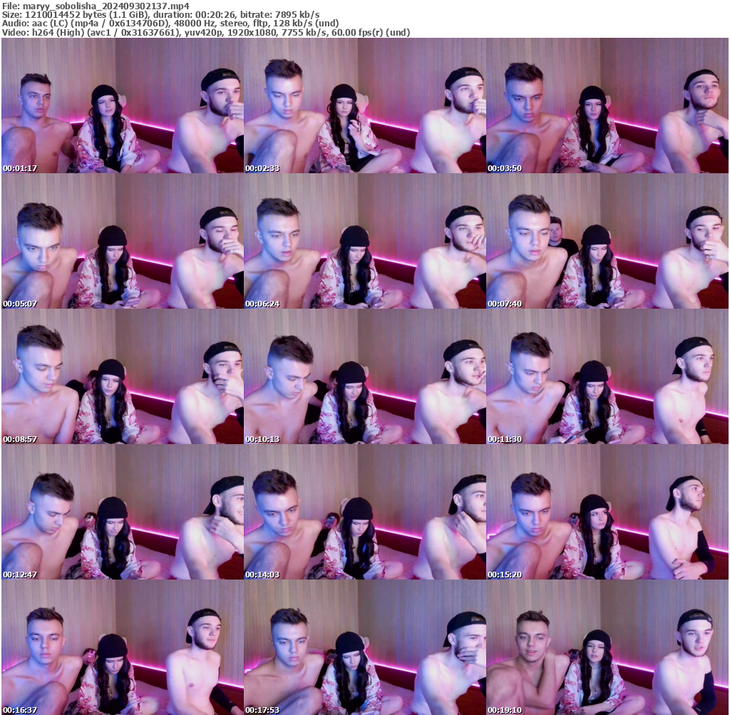 Preview thumb from maryy_sobolisha on 2024-09-30 @ bongacams