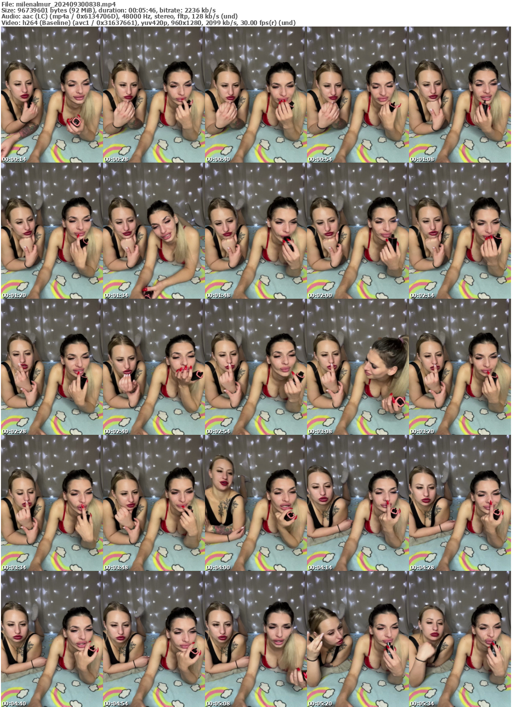 Preview thumb from milenalmur on 2024-09-30 @ bongacams