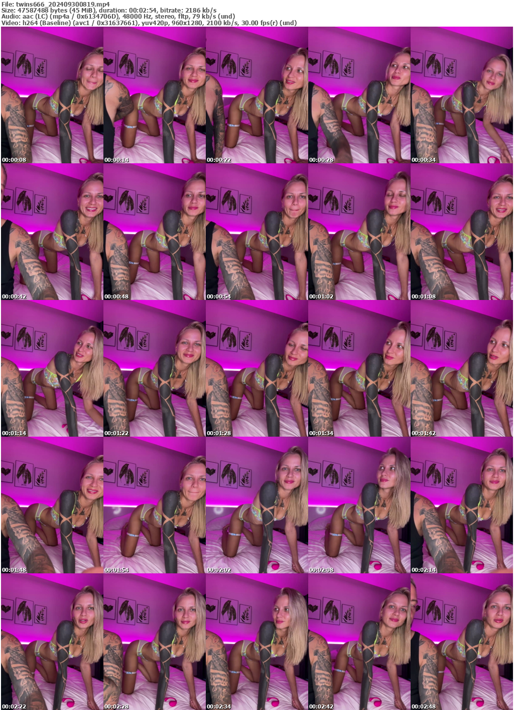 Preview thumb from twins666 on 2024-09-30 @ bongacams