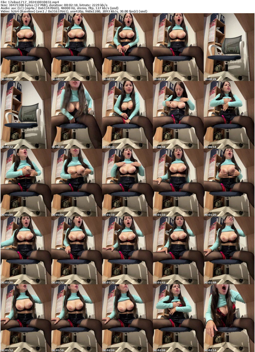 Preview thumb from 17alisa1717 on 2024-10-01 @ bongacams