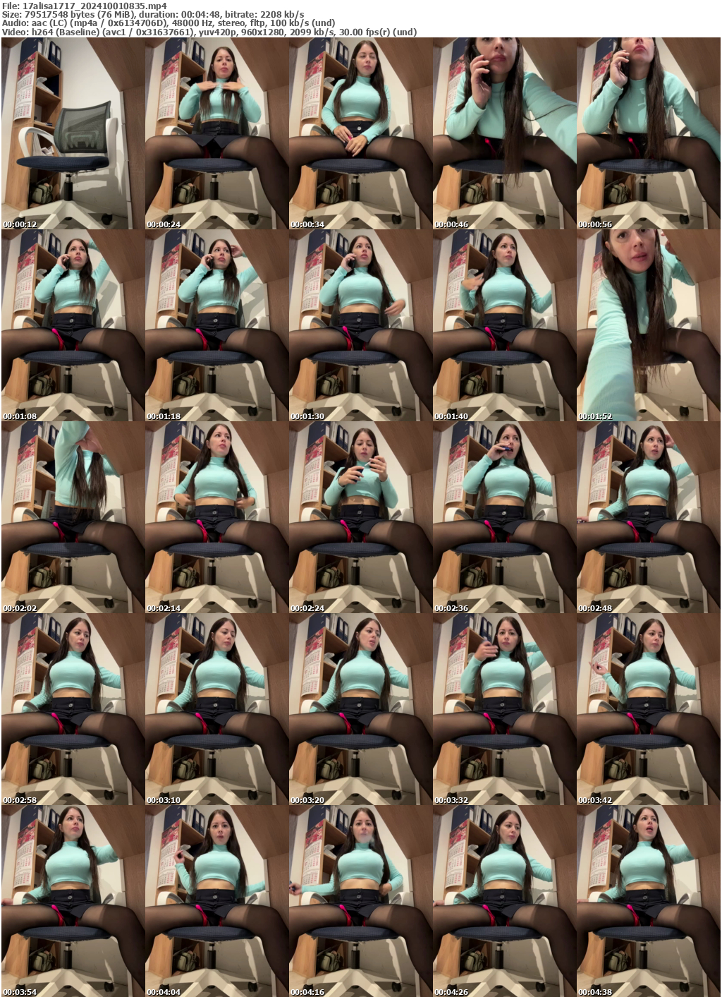 Preview thumb from 17alisa1717 on 2024-10-01 @ bongacams