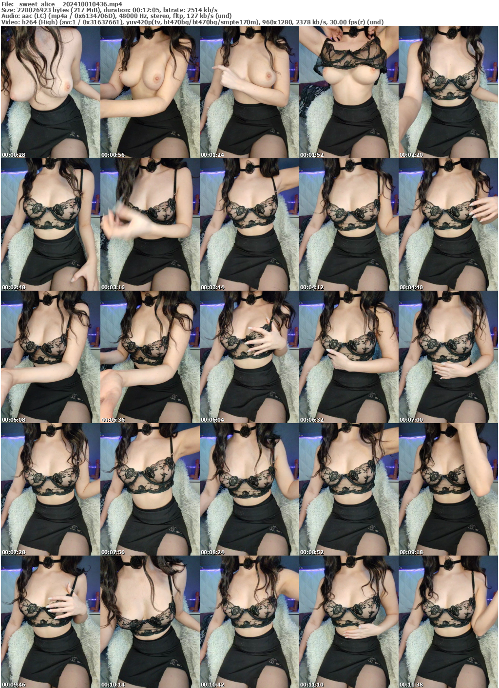 Preview thumb from _sweet_alice_ on 2024-10-01 @ bongacams