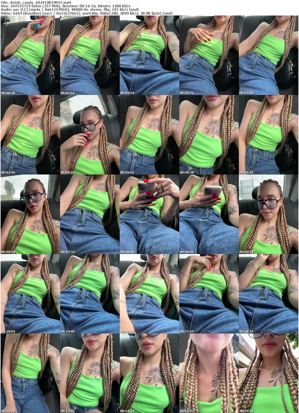 Preview thumb from christi_candy on 2024-10-01 @ bongacams