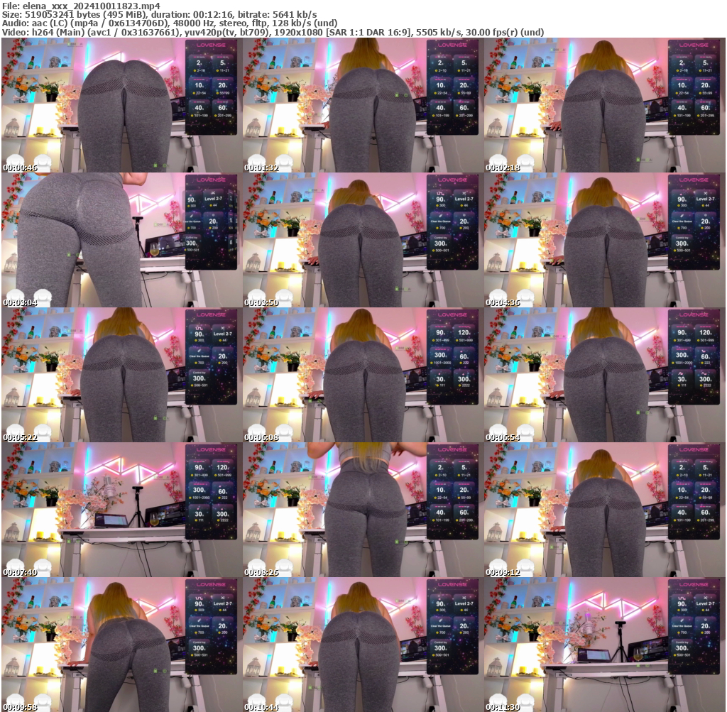 Preview thumb from elena_xxx on 2024-10-01 @ bongacams