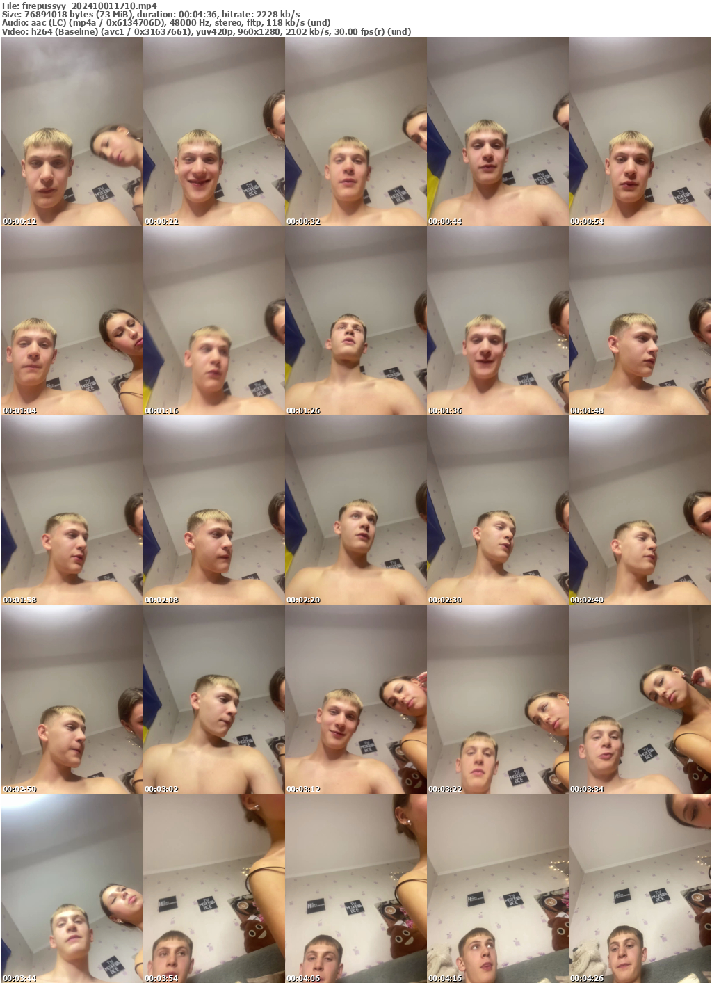 Preview thumb from firepussyy on 2024-10-01 @ bongacams