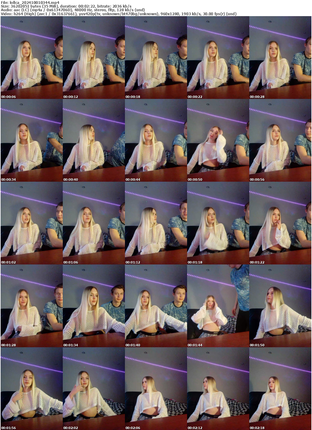 Preview thumb from lollca on 2024-10-01 @ bongacams