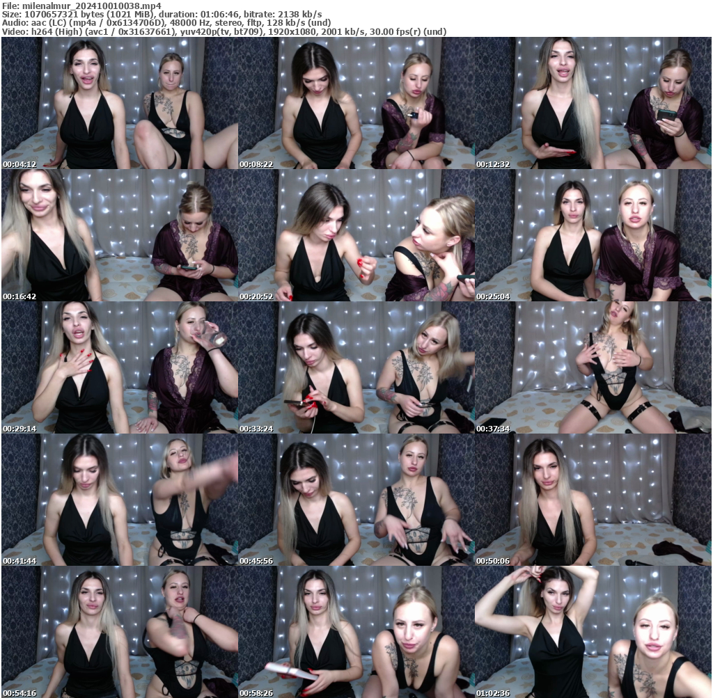 Preview thumb from milenalmur on 2024-10-01 @ bongacams