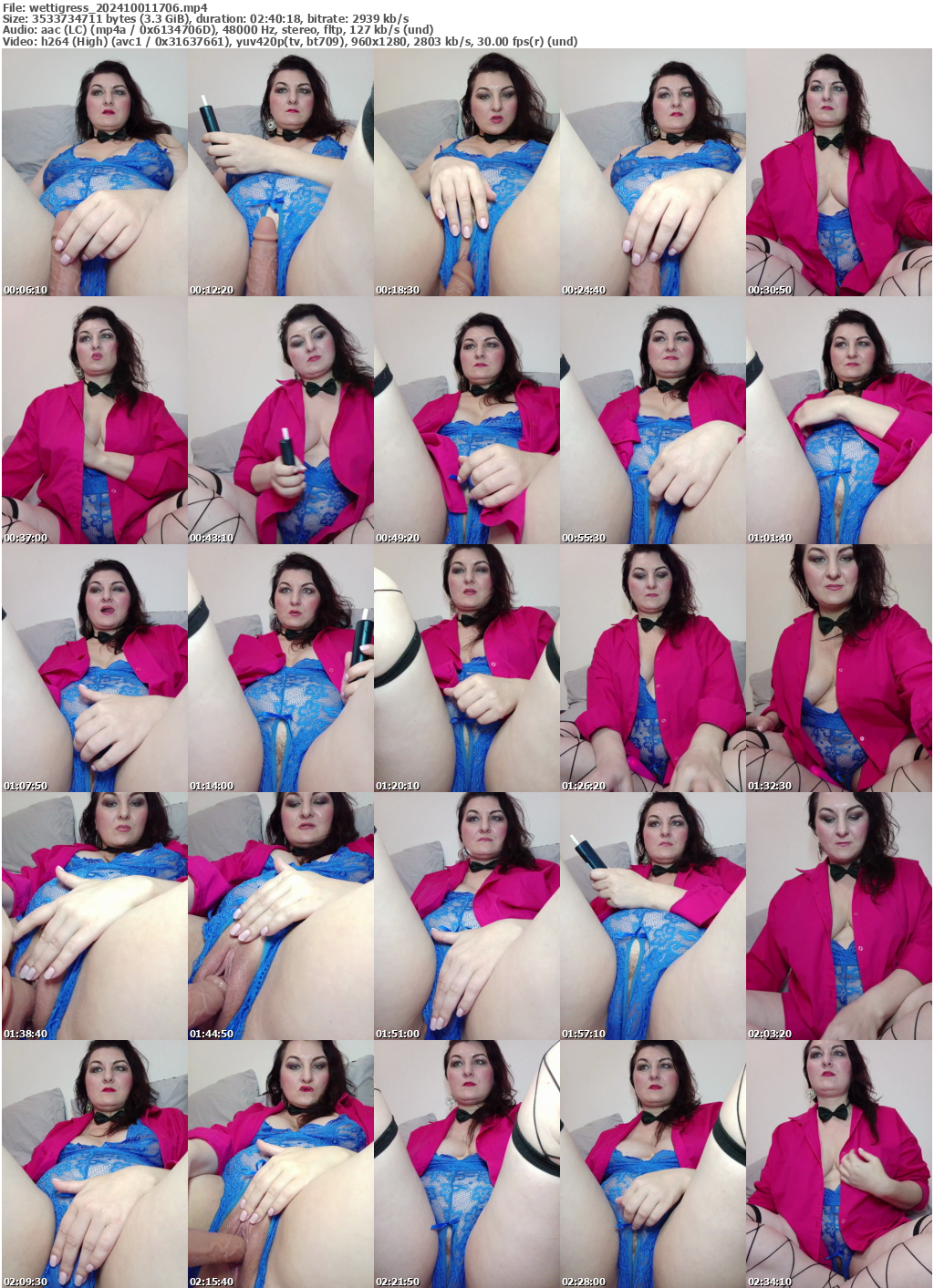 Preview thumb from wettigress on 2024-10-01 @ bongacams