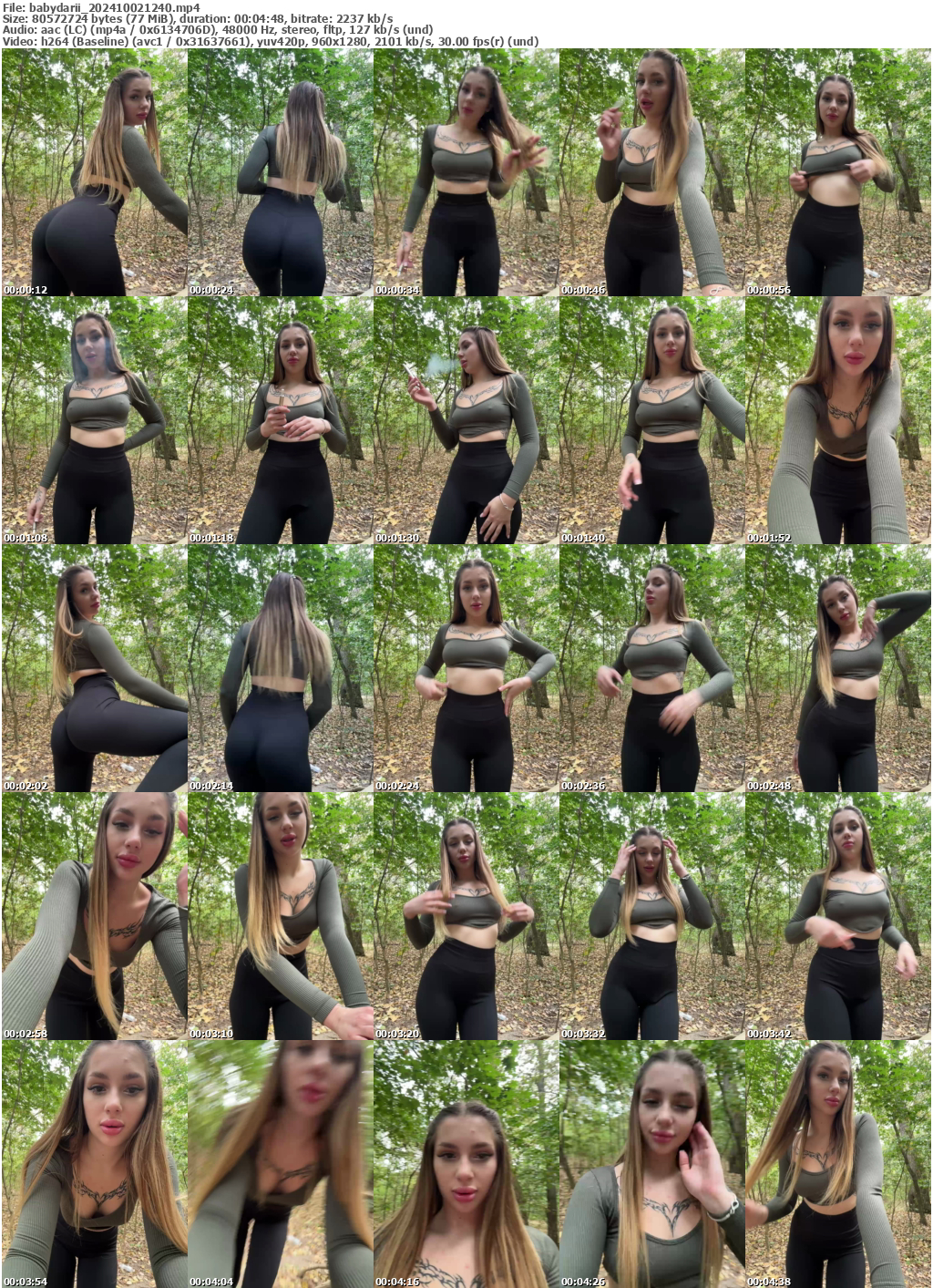 Preview thumb from babydarii on 2024-10-02 @ bongacams