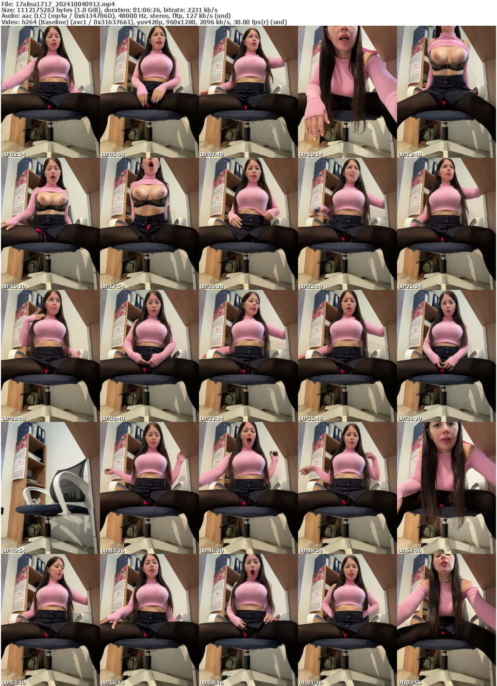 Preview thumb from 17alisa1717 on 2024-10-04 @ bongacams