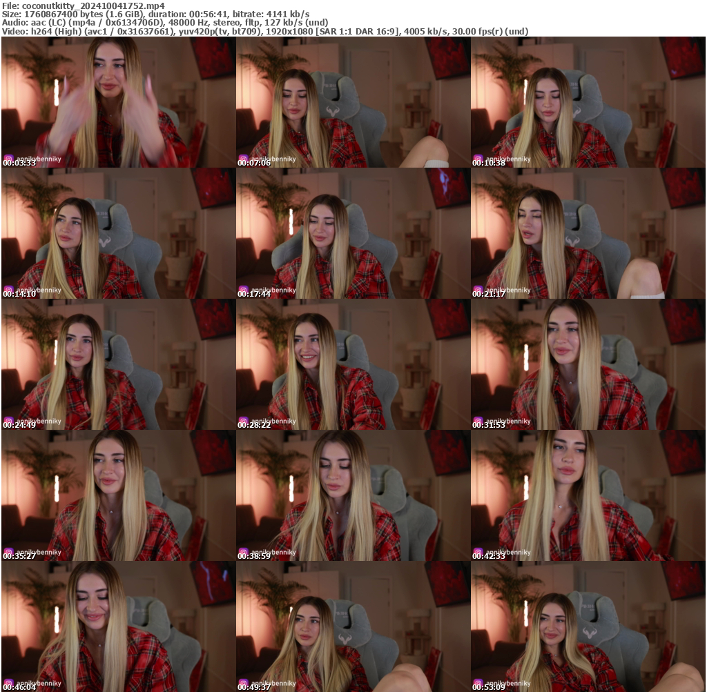 Preview thumb from coconutkitty on 2024-10-04 @ bongacams