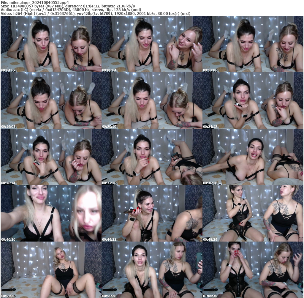 Preview thumb from milenalmur on 2024-10-04 @ bongacams