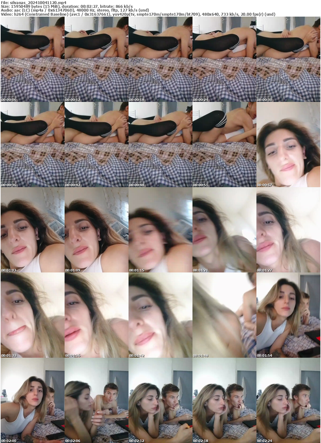 Preview thumb from silvanas on 2024-10-04 @ bongacams