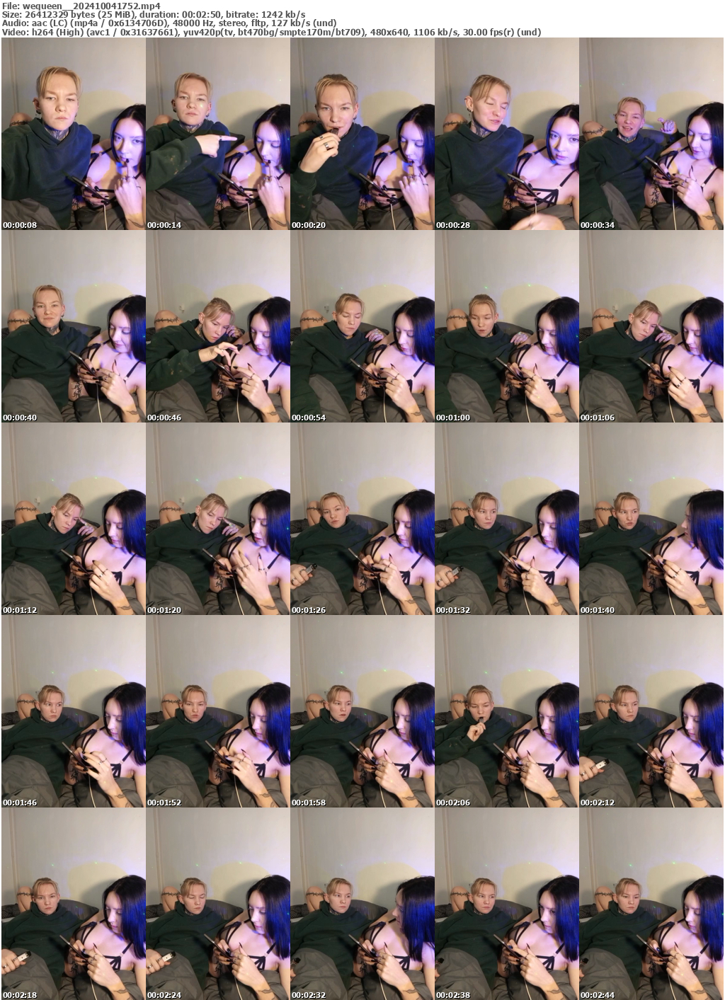 Preview thumb from wequeen_ on 2024-10-04 @ bongacams