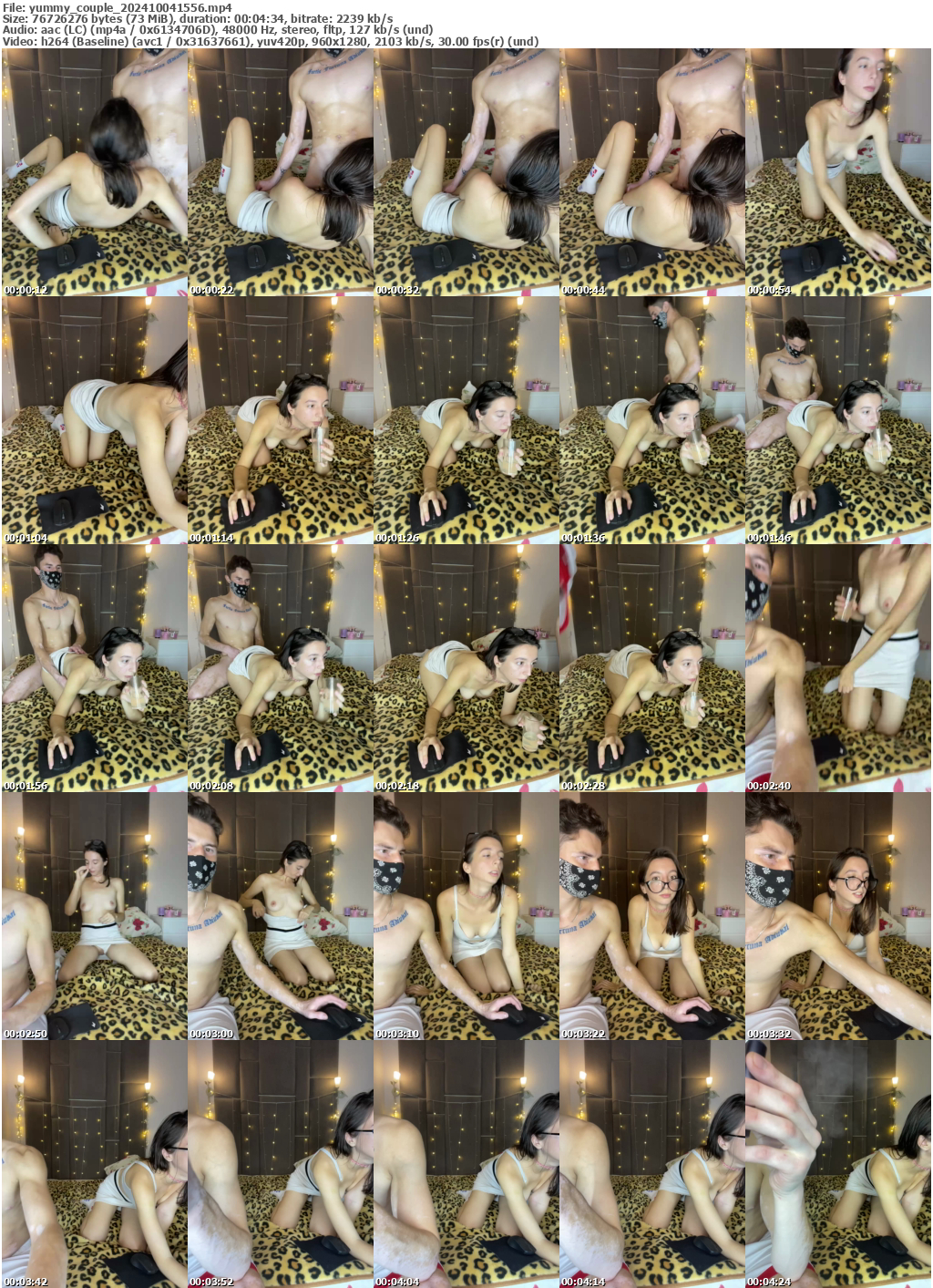 Preview thumb from yummy_couple on 2024-10-04 @ bongacams