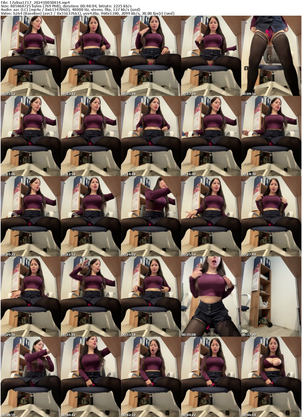 Preview thumb from 17alisa1717 on 2024-10-05 @ bongacams