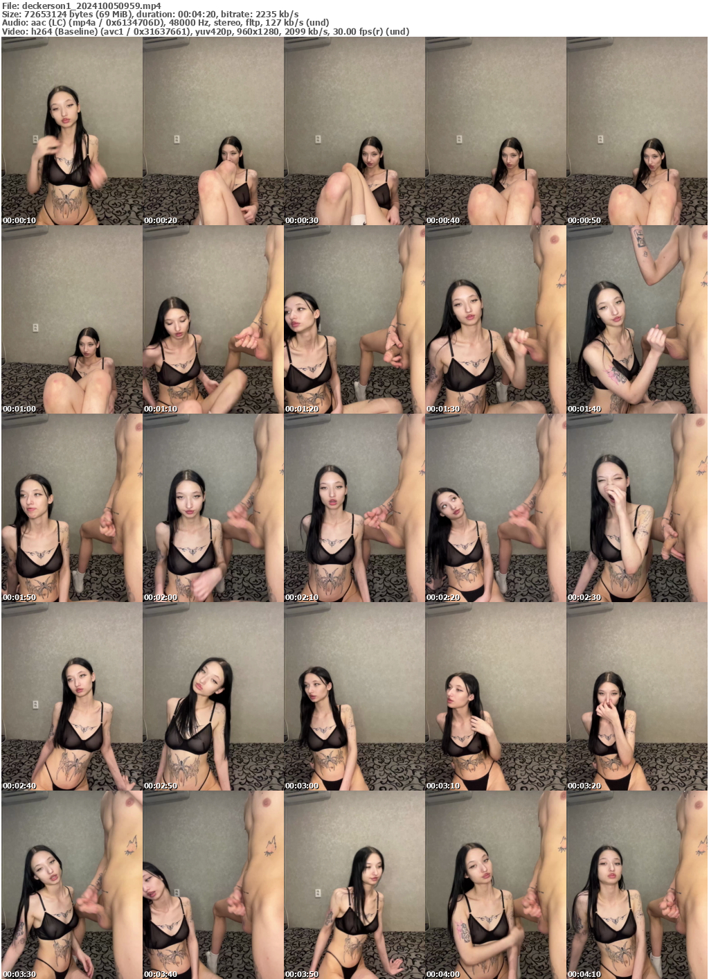 Preview thumb from deckerson1 on 2024-10-05 @ bongacams