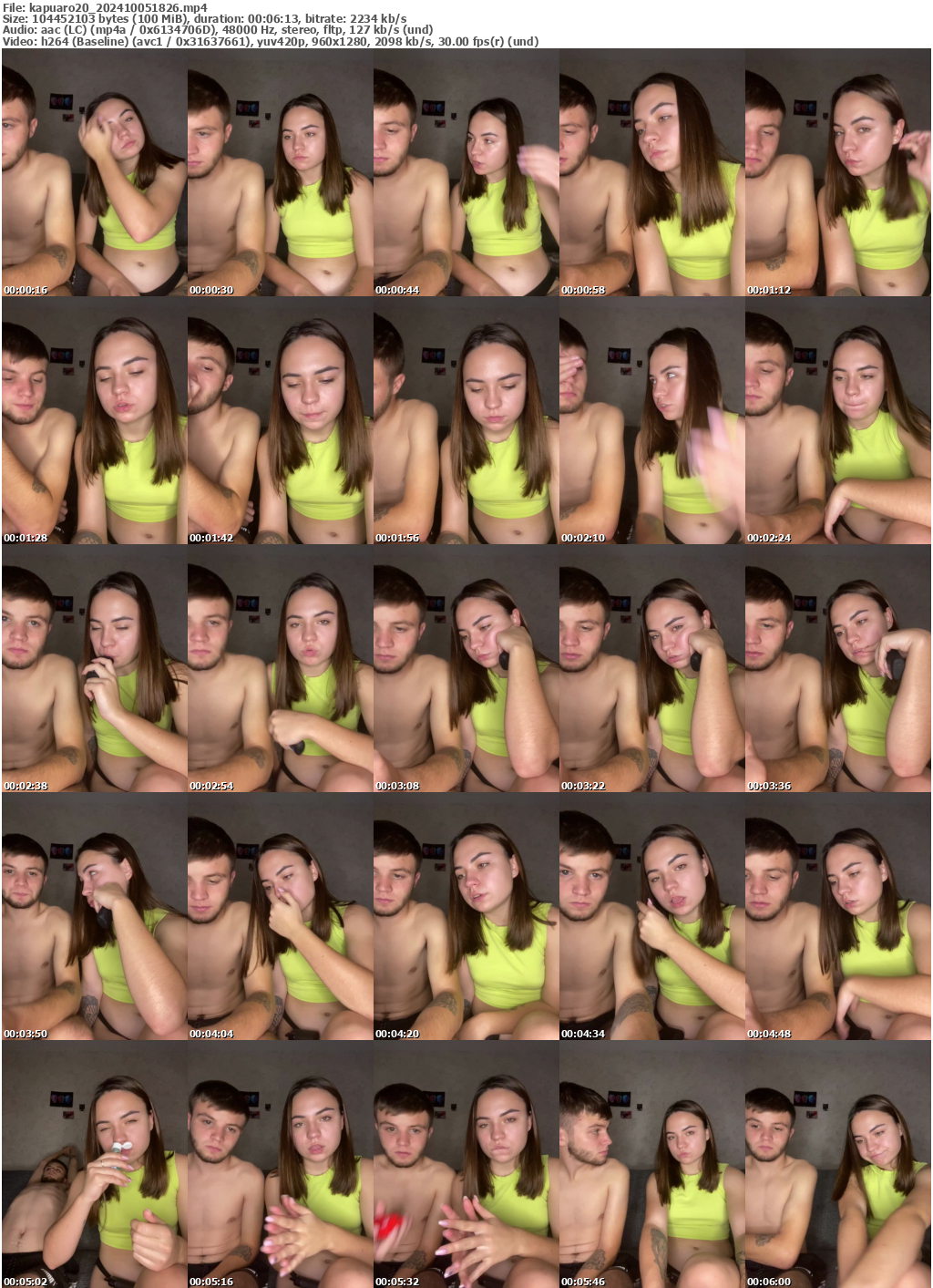 Preview thumb from kapuaro20 on 2024-10-05 @ bongacams