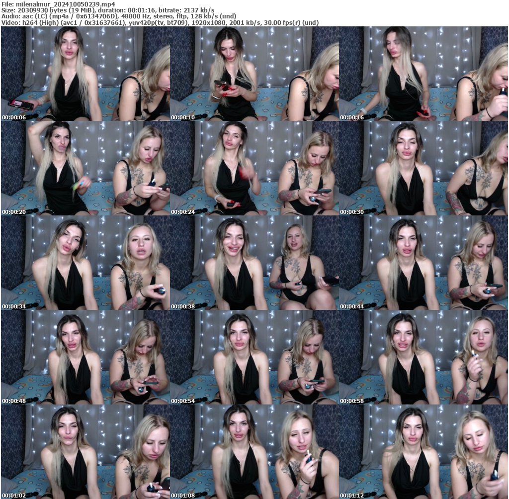 Preview thumb from milenalmur on 2024-10-05 @ bongacams