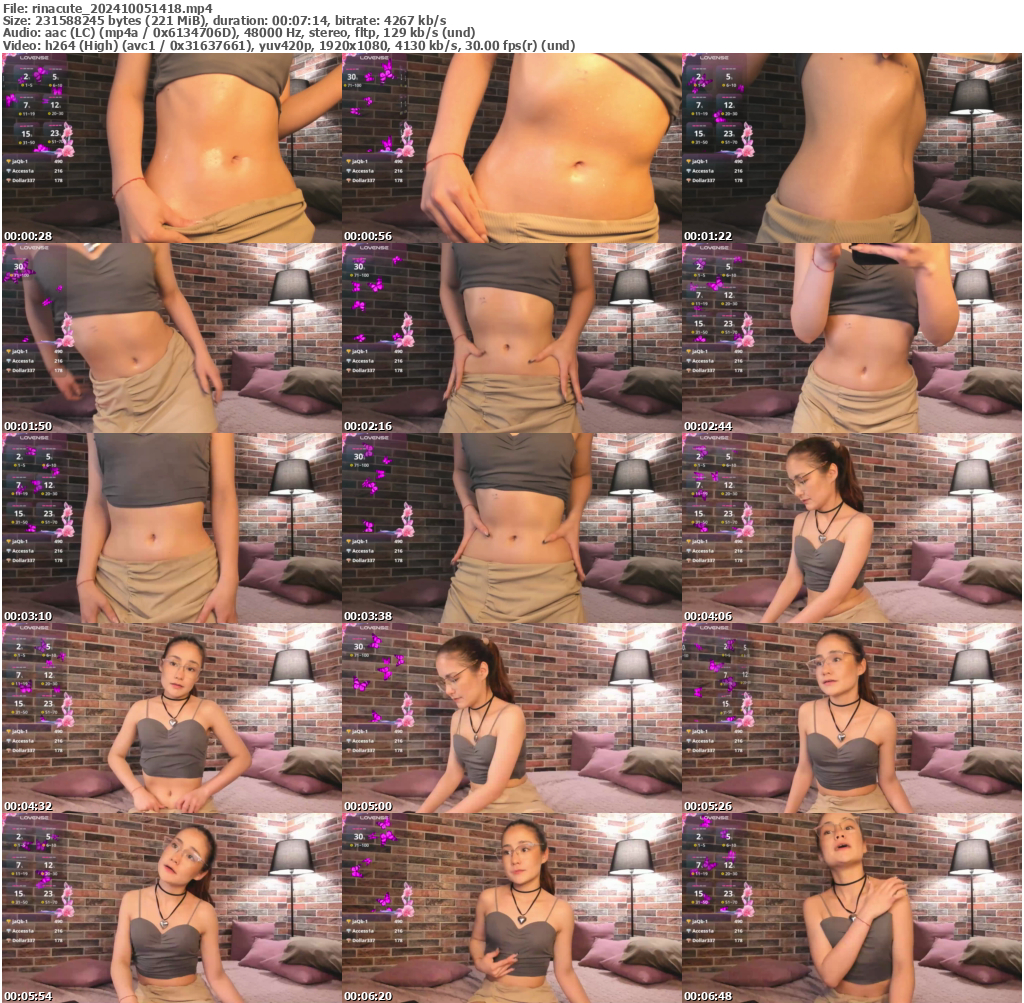 Preview thumb from rinacute on 2024-10-05 @ bongacams