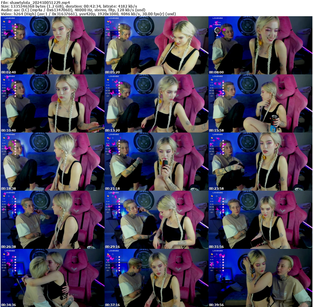 Preview thumb from shawtylola on 2024-10-05 @ bongacams