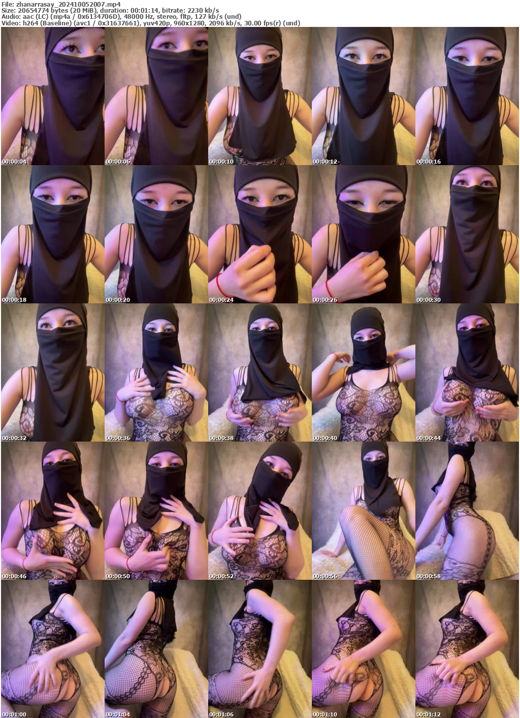 Preview thumb from zhanarrasay on 2024-10-05 @ bongacams