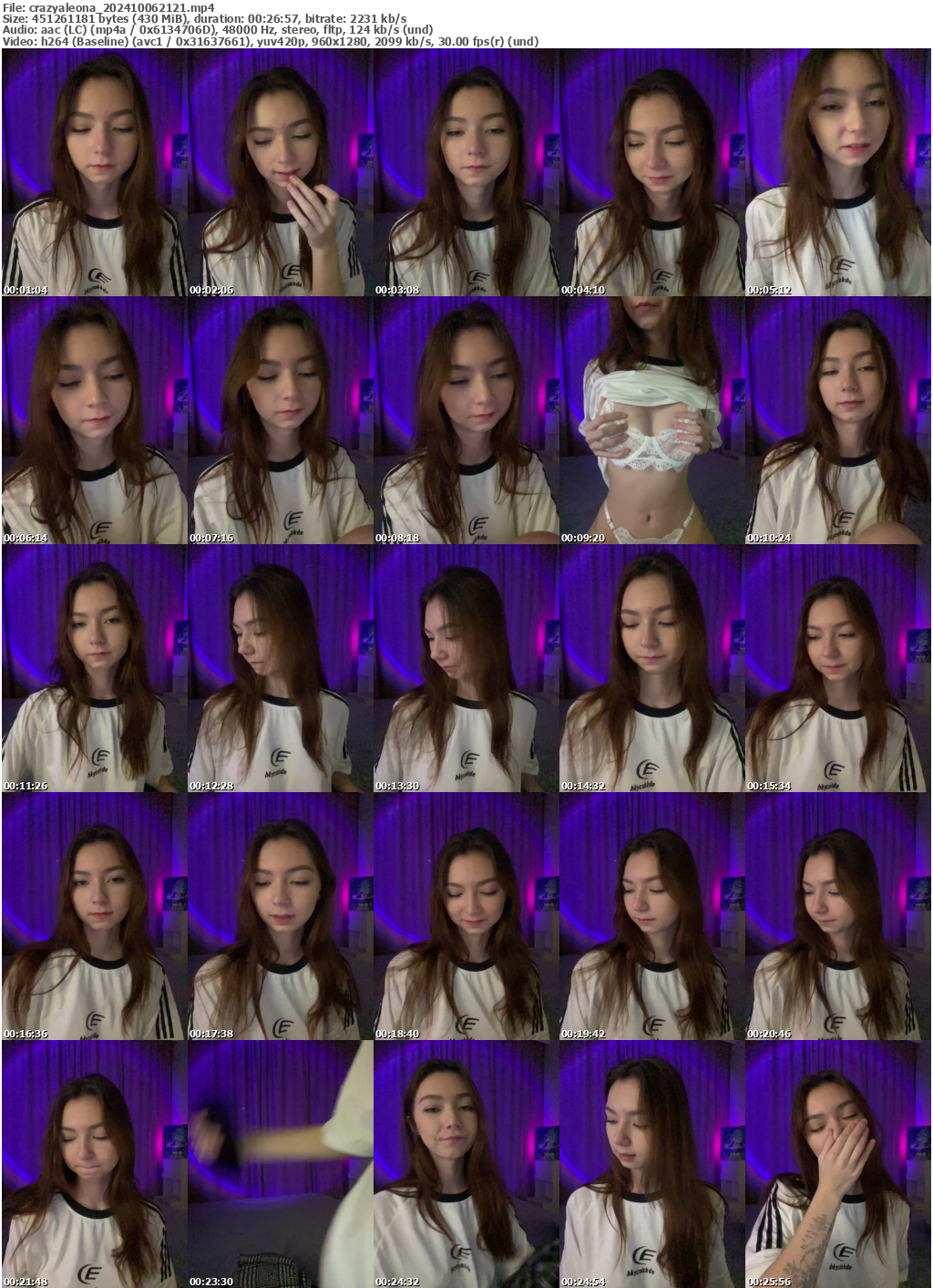 Preview thumb from crazyaleona on 2024-10-06 @ bongacams