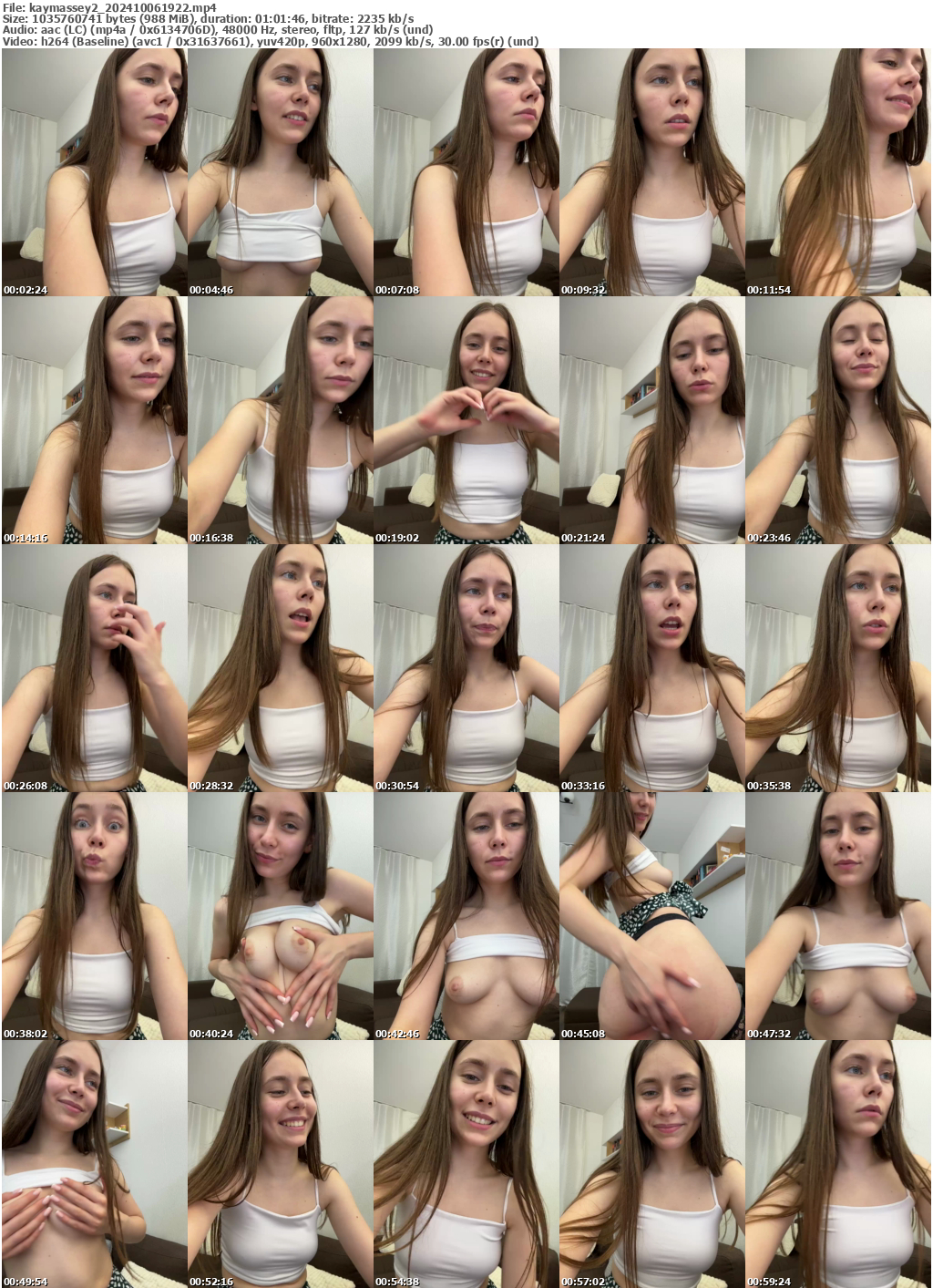 Preview thumb from kaymassey2 on 2024-10-06 @ bongacams