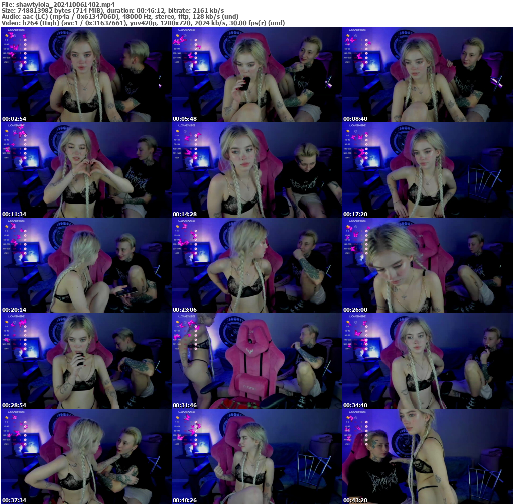 Preview thumb from shawtylola on 2024-10-06 @ bongacams