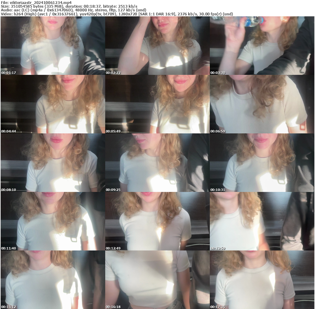 Preview thumb from viktoriaastr on 2024-10-06 @ bongacams