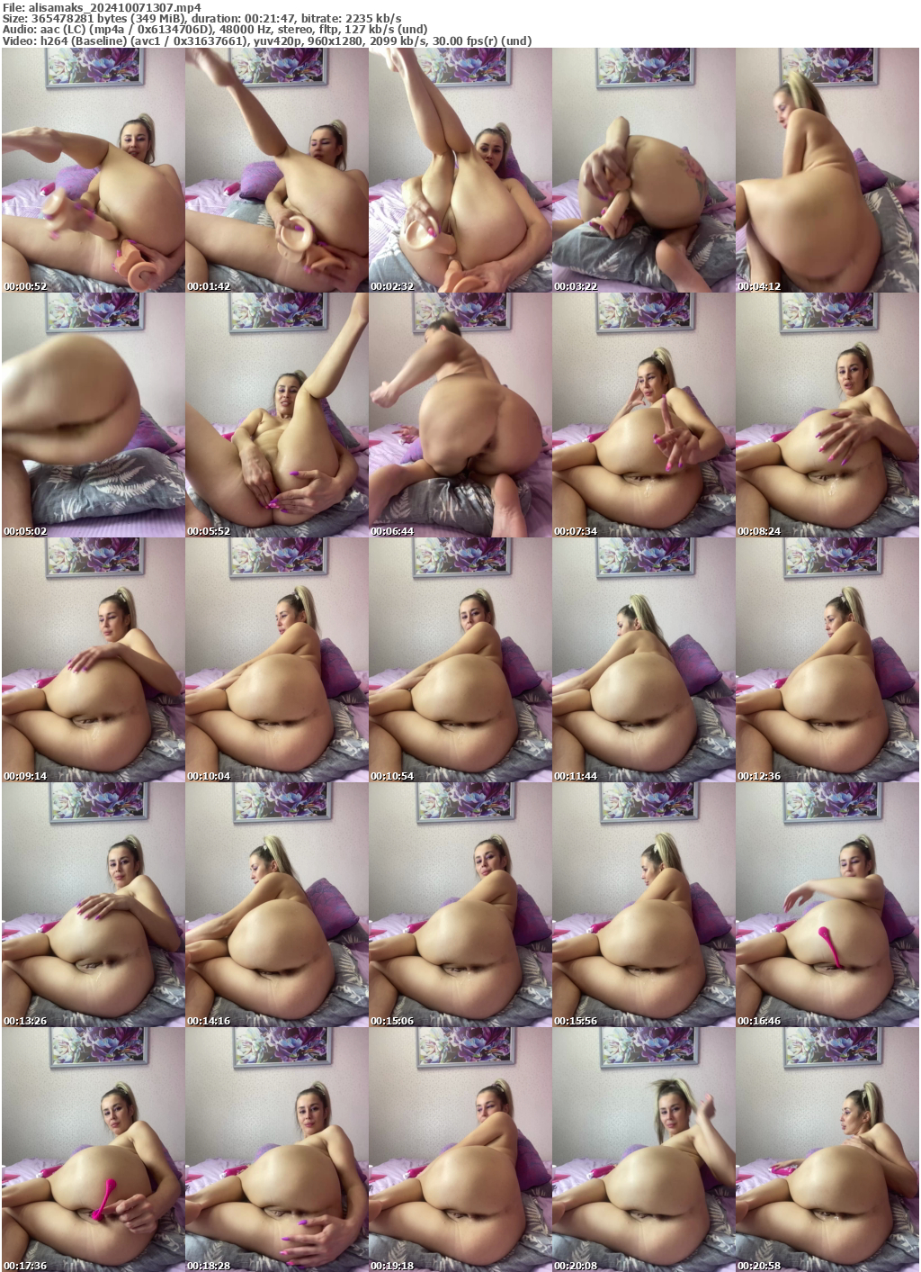 Preview thumb from alisamaks on 2024-10-07 @ bongacams