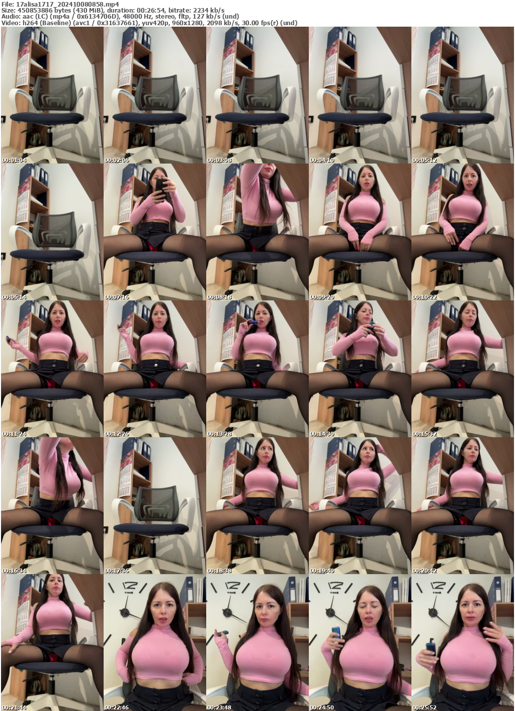 Preview thumb from 17alisa1717 on 2024-10-08 @ bongacams