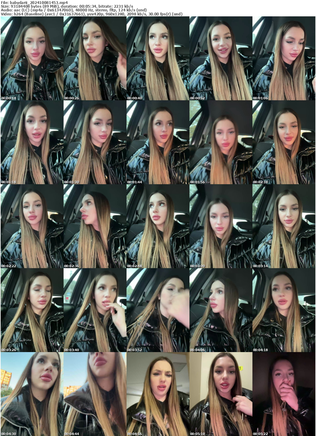 Preview thumb from babydarii on 2024-10-08 @ bongacams