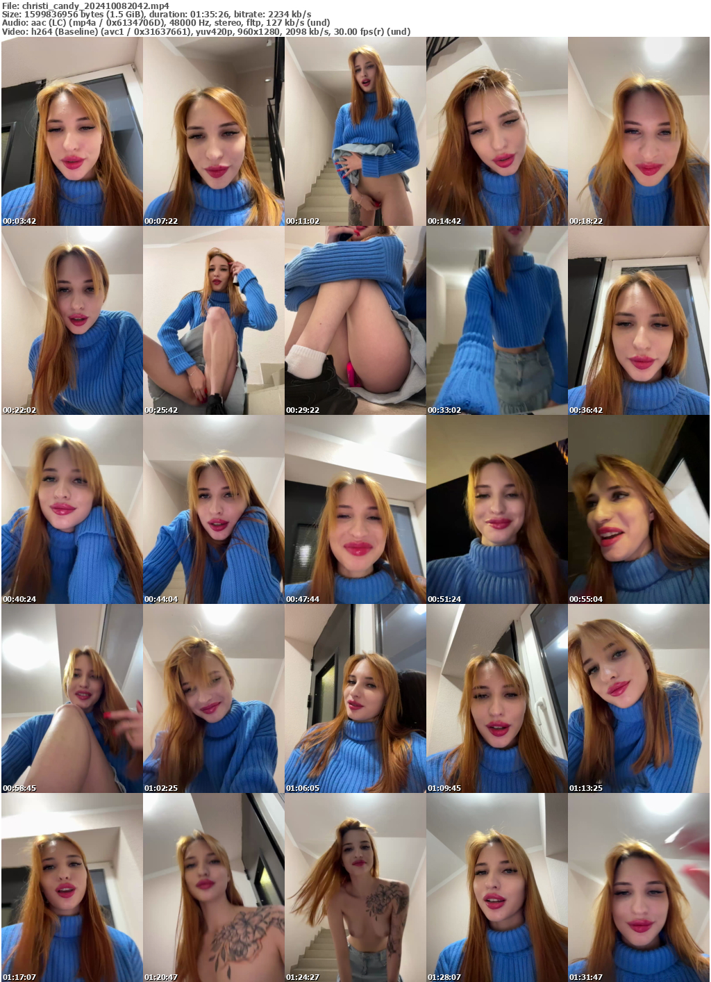 Preview thumb from christi_candy on 2024-10-08 @ bongacams