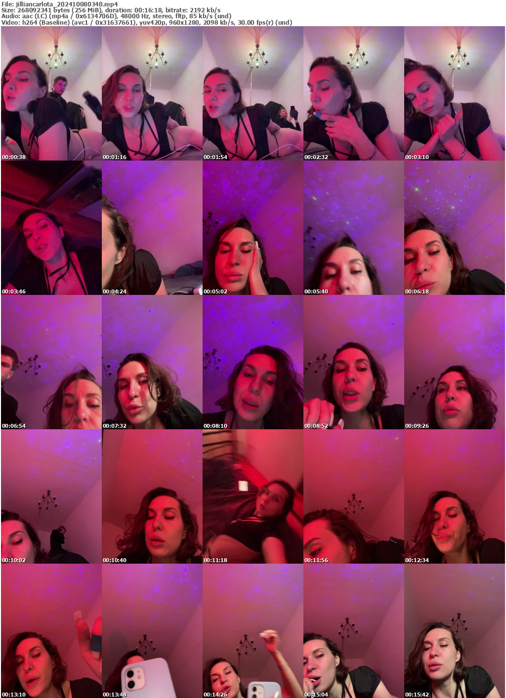 Preview thumb from jilliancarlota on 2024-10-08 @ bongacams