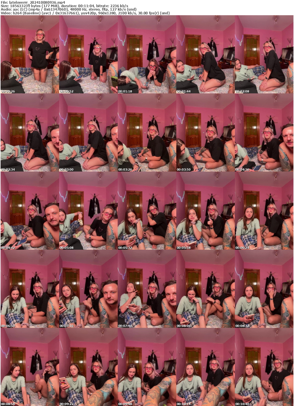 Preview thumb from lateloverrr on 2024-10-08 @ bongacams