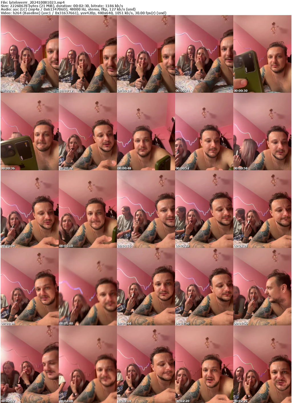 Preview thumb from lateloverrr on 2024-10-08 @ bongacams