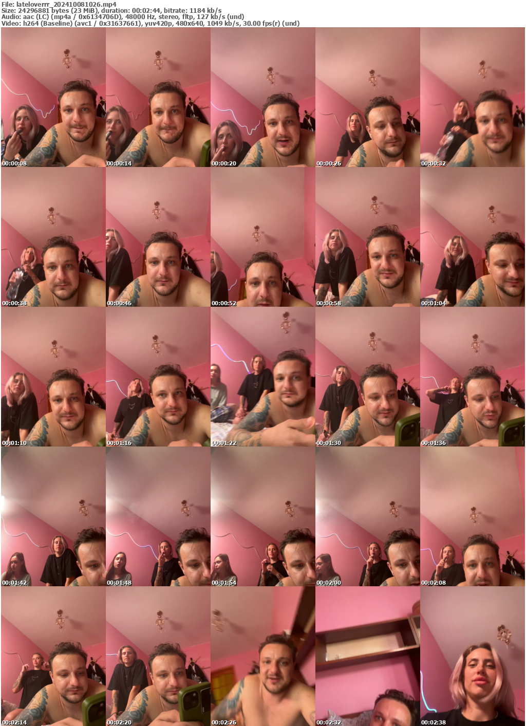 Preview thumb from lateloverrr on 2024-10-08 @ bongacams