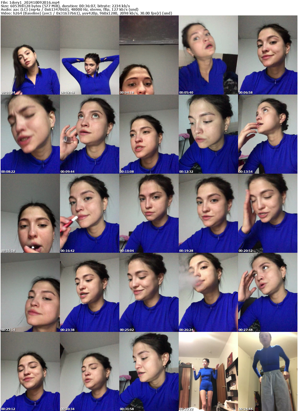 Preview thumb from 1dory1 on 2024-10-09 @ bongacams