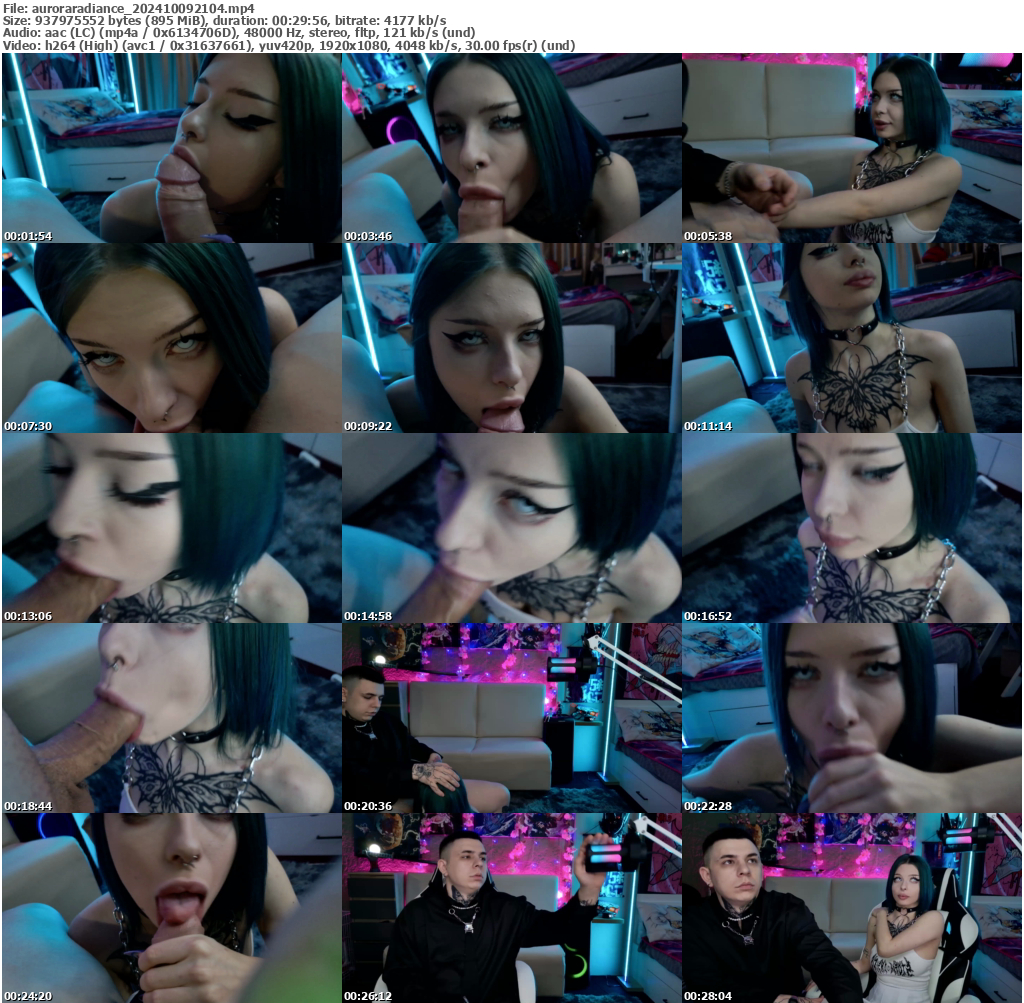 Preview thumb from auroraradiance on 2024-10-09 @ bongacams