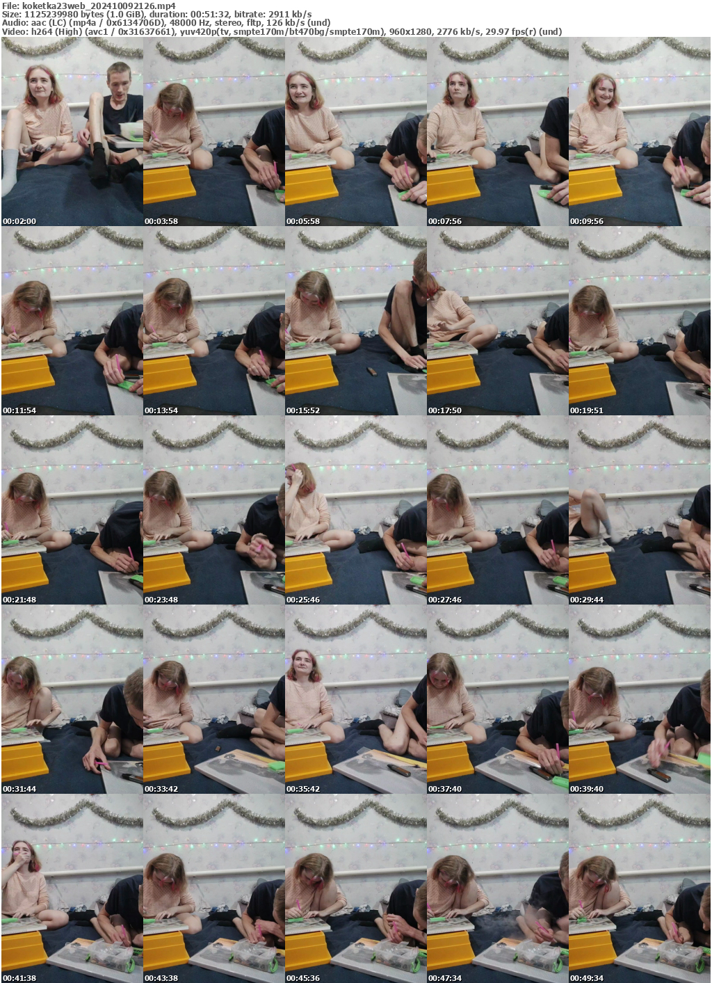 Preview thumb from koketka23web on 2024-10-09 @ bongacams