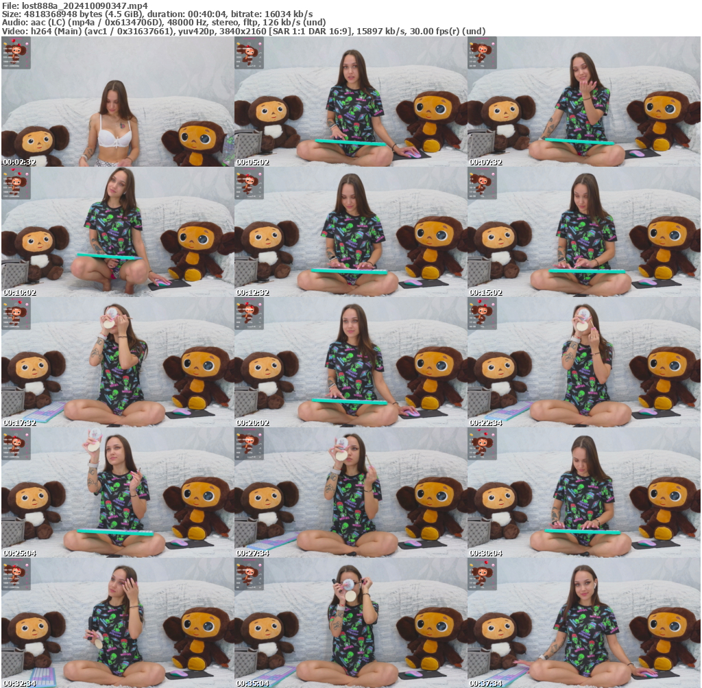 Preview thumb from lost888a on 2024-10-09 @ bongacams