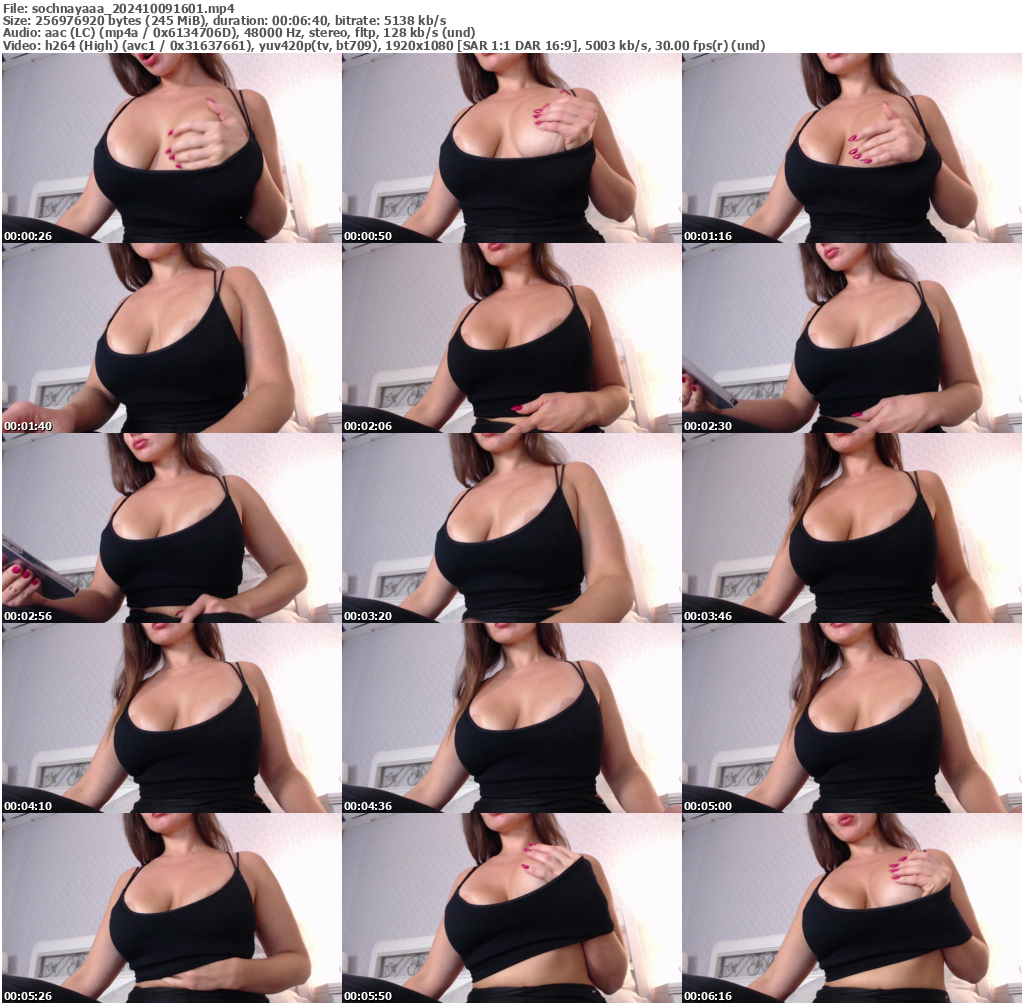 Preview thumb from sochnayaaa on 2024-10-09 @ bongacams