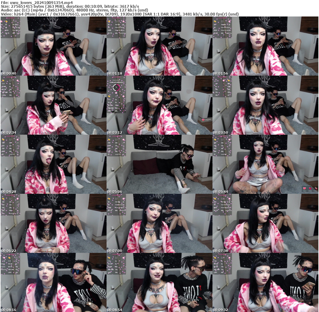 Preview thumb from uwu_lovers on 2024-10-09 @ bongacams