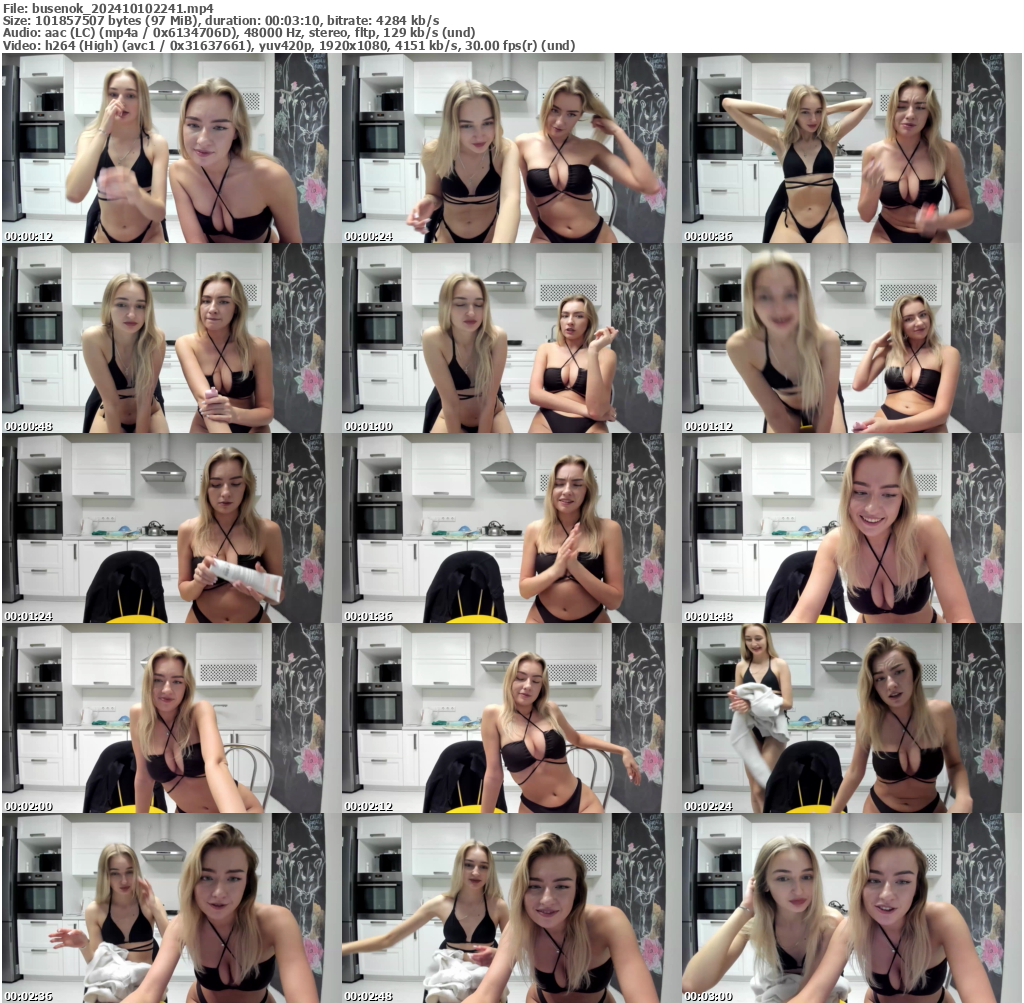 Preview thumb from busenok on 2024-10-10 @ bongacams