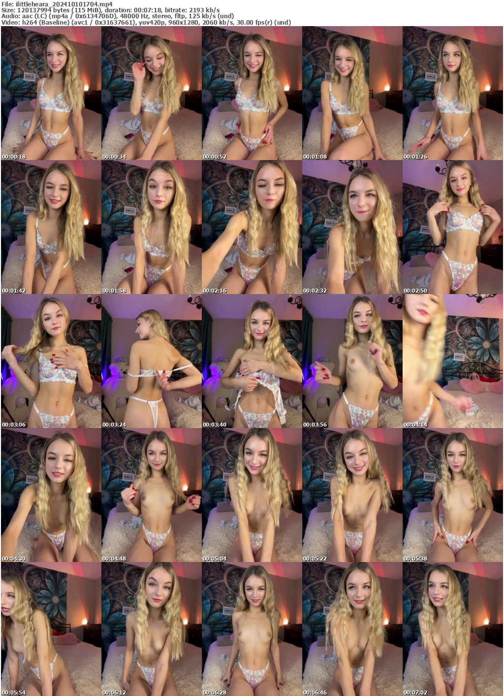 Preview thumb from ilittleheara on 2024-10-10 @ bongacams