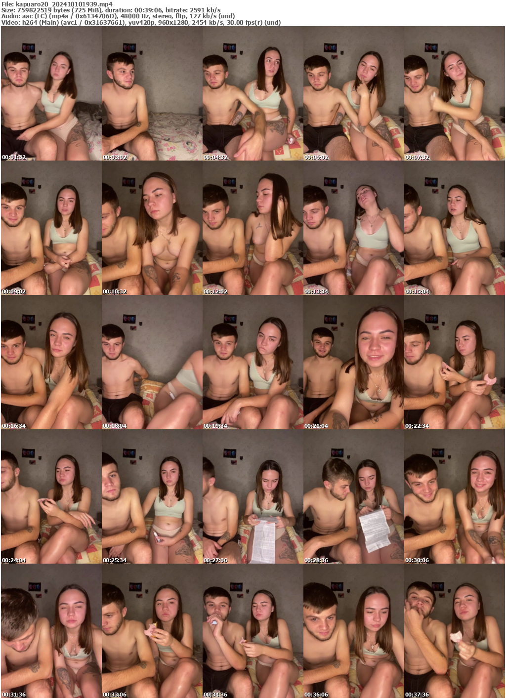 Preview thumb from kapuaro20 on 2024-10-10 @ bongacams