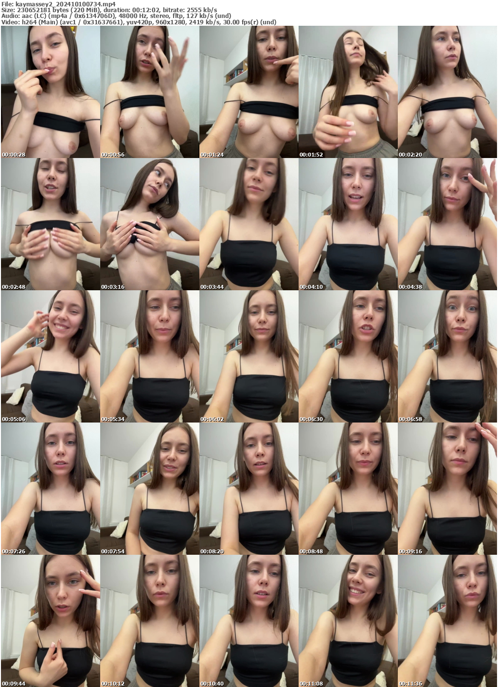 Preview thumb from kaymassey2 on 2024-10-10 @ bongacams