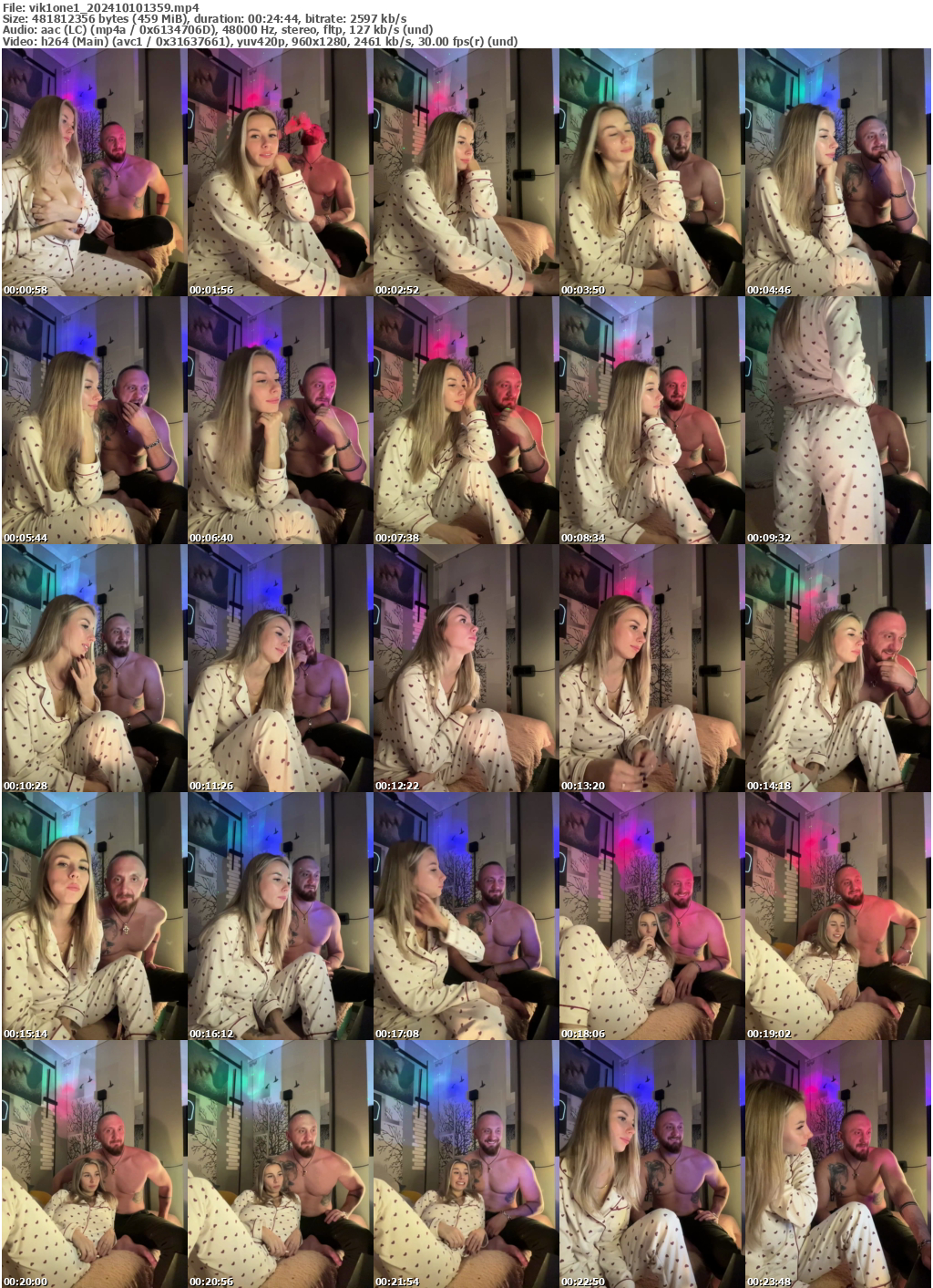 Preview thumb from vik1one1 on 2024-10-10 @ bongacams